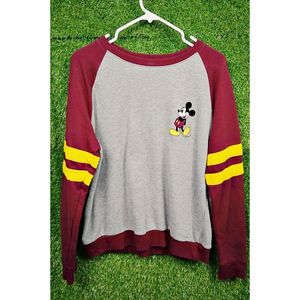 Disney Micky Mouse Crew Neck Sweater - Women's Size L